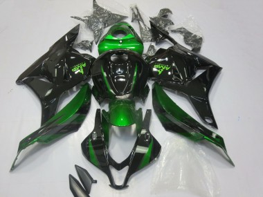 2009-2012 Honda CBR600RR Motorcycle Fairings - Green Glossy Black Canada Websites