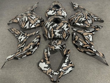 2009-2012 Honda CBR600RR Motorcycle Fairings - Tan Silver Camouflage Canada Websites