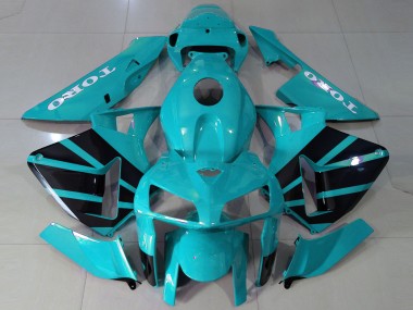 2005-2006 Honda CBR600RR Motorcycle Fairings - Teal OEM Style Canada Websites
