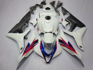 2007-2008 Honda CBR600RR Motorcycle Fairings - White Red Blue HRC Canada Websites