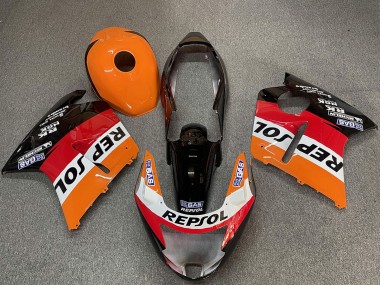 1996-2007 Honda CBR1100XX Blackbird Motorcycle Fairings - Orange White Red Glossy Black Repsol Canada Websites