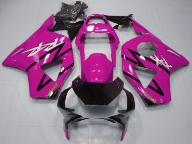 2002-2003 Honda CBR954RR Motorcycle Fairing Kits - Pink Glossy Black Canada Websites