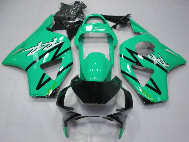 2002-2003 Honda CBR954RR Motorcycle Fairings - Teal Blue Glossy Black Canada Websites