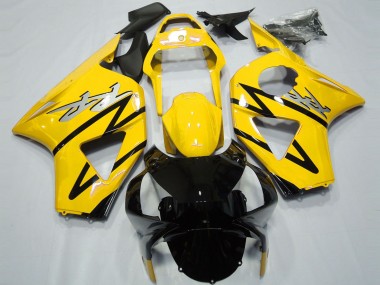2002-2003 Honda CBR954RR Motorcycle Fairings - Yellow Glossy Black CBR Style Canada Websites