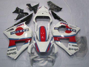 2002-2003 Honda CBR954RR Motorcycle Fairings - White Red Black Martini Canada Websites