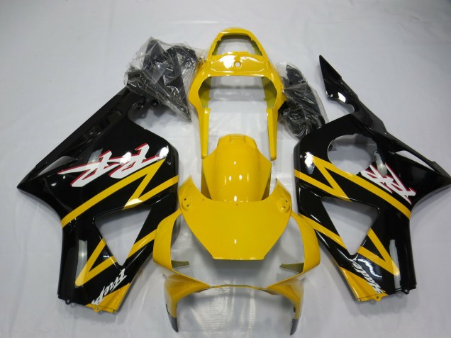 2002-2003 Honda CBR954RR Motorcycle Fairings - Yellow Glossy Black Canada Websites