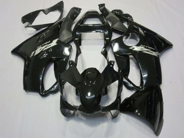 2001-2003 Honda CBR600 F4i Motorcycle Fairings - Glossy Black Silver Decal Canada Websites