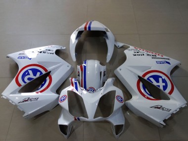 2002-2013 Honda VFR 800 Motorcycle Fairings - White Blue Red Custom R Canada Websites