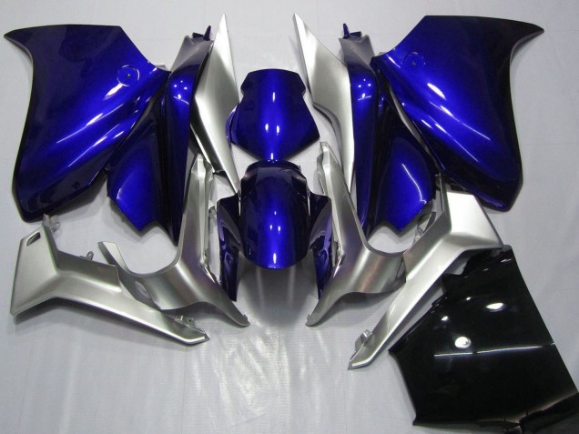2010-2014 Honda VFR 1200 Motorcycle Fairings - Silver Blue Canada Websites
