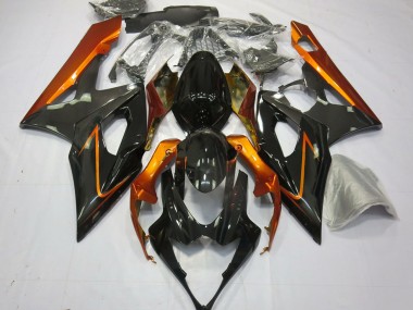 2005-2006 Suzuki GSXR 1000 Motorcycle Fairings - Burnt Orange Black Canada Websites