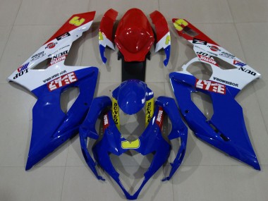 2005-2006 Suzuki GSXR 1000 Motorcycle Fairings - White Red Blue Yellow Canada Websites