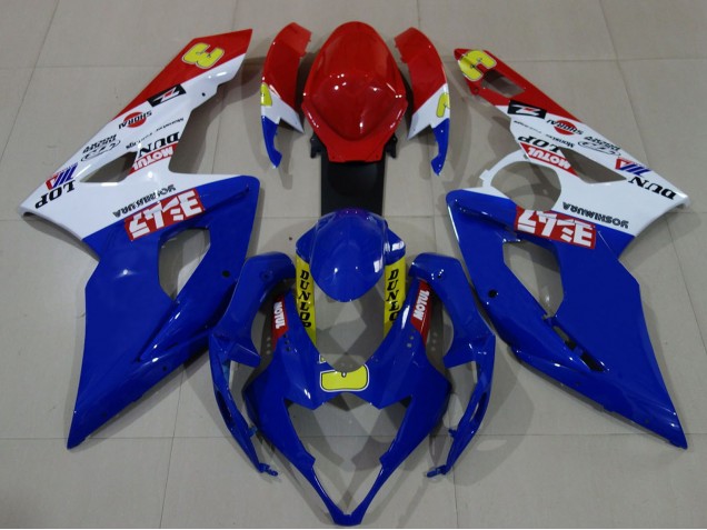 2005-2006 Suzuki GSXR 1000 Motorcycle Fairings - White Red Blue Yellow Canada Websites