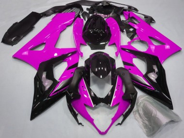 2005-2006 Suzuki GSXR 1000 Motorcycle Fairings - Pink Glossy Black Canada Websites