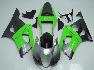 2003-2004 Suzuki GSXR 1000 Motorcycle Fairings - Green Silver Black Canada Websites