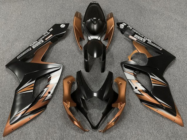 2005-2006 Suzuki GSXR 1000 Motorcycle Fairings - Matte Black Bronze Canada Websites