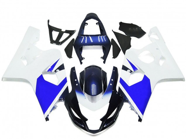 2004-2005 Suzuki GSXR 600 / GSXR 750 Motorcycle Fairings - White Blue Canada Websites