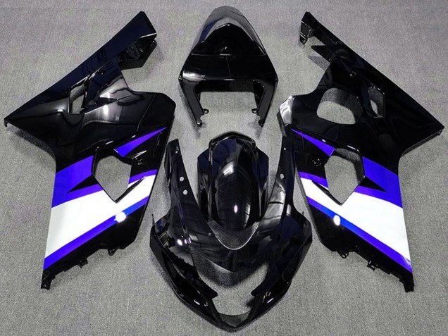 2004-2005 Suzuki GSXR 600 / GSXR 750 Motorcycle Fairings - Glossy Black Blue White Canada Websites