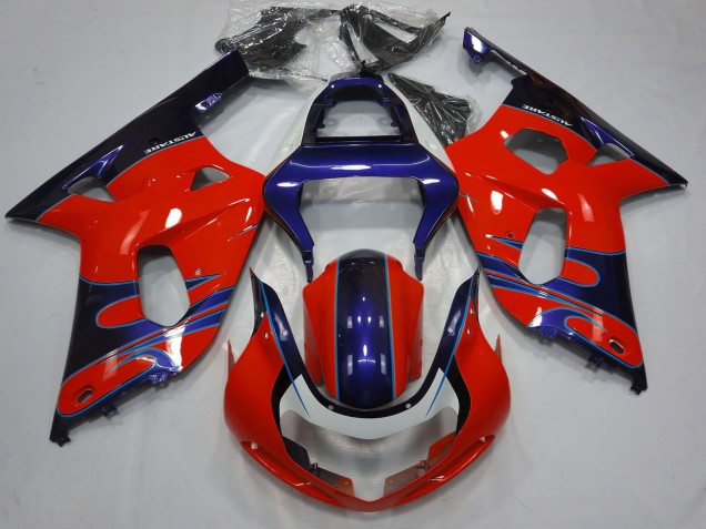 2001-2003 Suzuki GSXR 600 / GSXR 750 Motorcycle Fairings - Red Blue Glossy Black Canada Websites