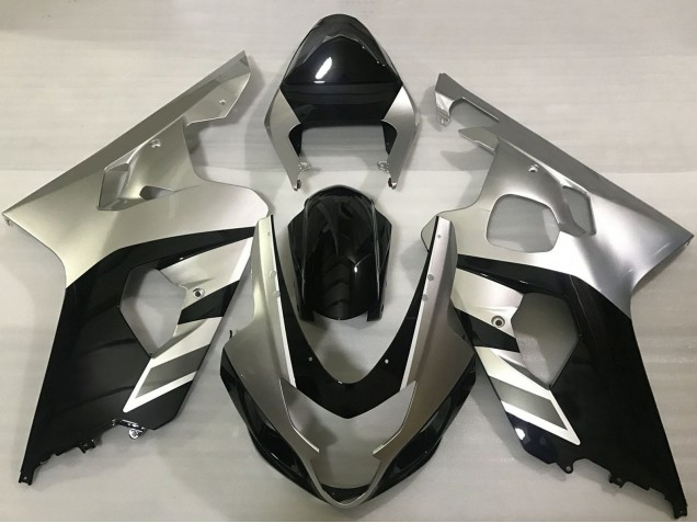 2004-2005 Suzuki GSXR 600 / GSXR 750 Motorcycle Fairings - Silver Black Canada Websites