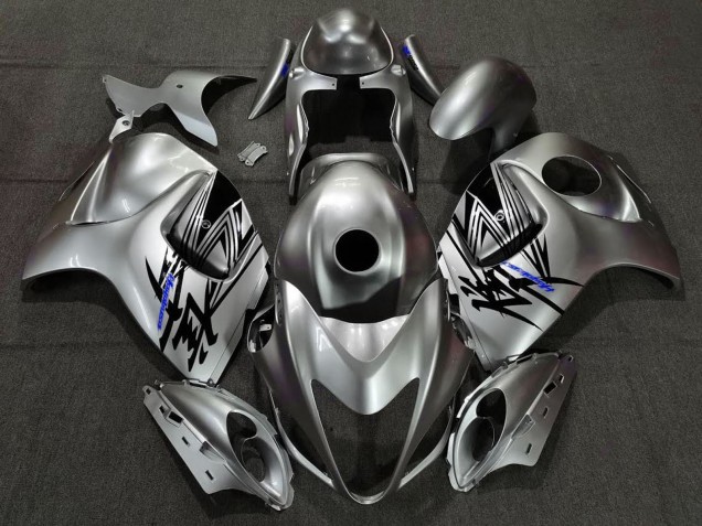 2008-2020 Suzuki GSXR 1300 Motorcycle Fairings - Liquid Silver Blue Canada Websites