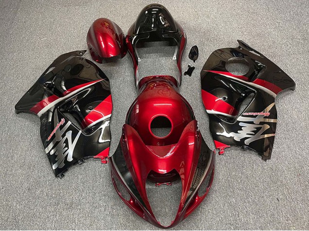 1996-2007 Suzuki GSXR 1300 Motorcycle Fairings - Maroon Red Black Style Canada Websites