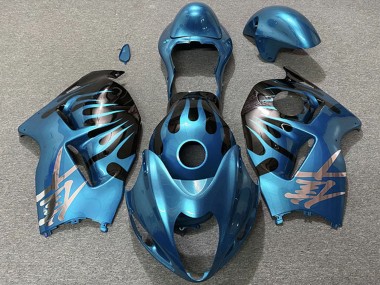 1996-2007 Suzuki GSXR 1300 Motorcycle Fairings - Sky Blue and Black Canada Websites