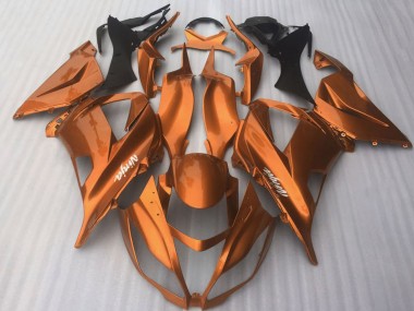 2016-2020 Kawasaki ZX10R Motorcycle Fairings - Dark Orange Canada Websites