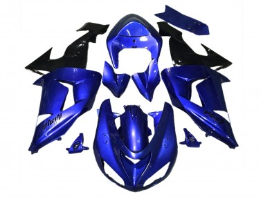 2006-2007 Kawasaki ZX10R Motorcycle Fairings - Blue Black Canada Websites