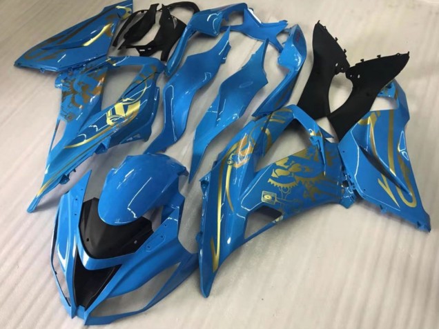 2016-2020 Kawasaki ZX10R Motorcycle Fairings - Blue Gold Canada Websites