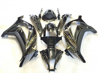 2011-2015 Kawasaki ZX10R Motorcycle Fairings - Silver Glossy Black Matte Black Gold Canada Websites