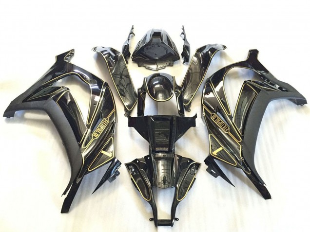 2011-2015 Kawasaki ZX10R Motorcycle Fairings - Silver Glossy Black Matte Black Gold Canada Websites