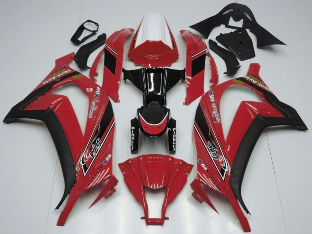 2011-2015 Kawasaki ZX10R Motorcycle Fairings - White Red Glossy Black OEM Style Canada Websites