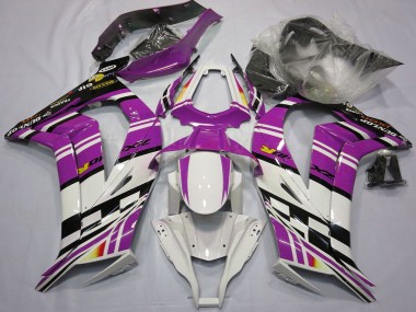 2011-2015 Kawasaki ZX10R Motorcycle Fairings - Purple Black White Yellow Canada Websites