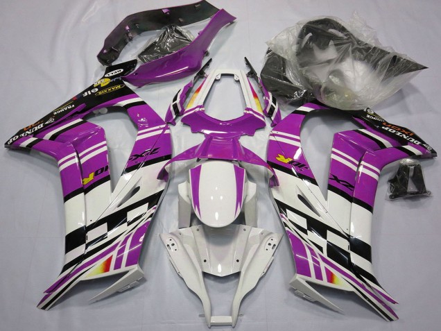 2011-2015 Kawasaki ZX10R Motorcycle Fairings - Purple Black White Yellow Canada Websites