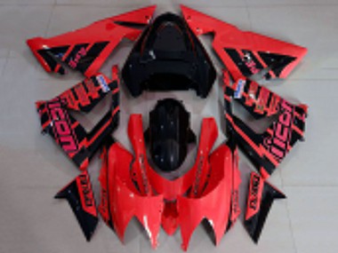 2004-2005 Kawasaki ZX10R Motorcycle Fairings - Red and Black Logo Canada Websites