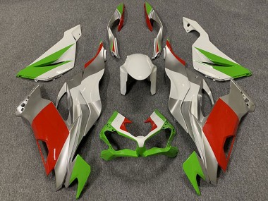 2019-2022 Kawasaki ZX6R Motorcycle Fairings - White Silver Green Red Canada Websites
