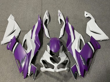 2019-2022 Kawasaki ZX6R Motorcycle Fairings - White Purple Canada Websites