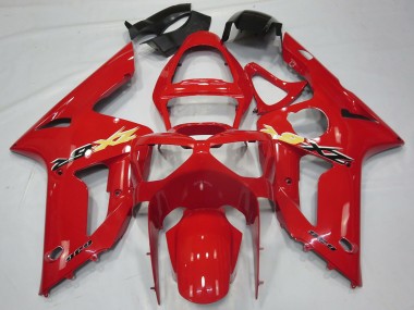 2003-2004 Kawasaki ZX6R Motorcycle Fairings - Red Canada Websites