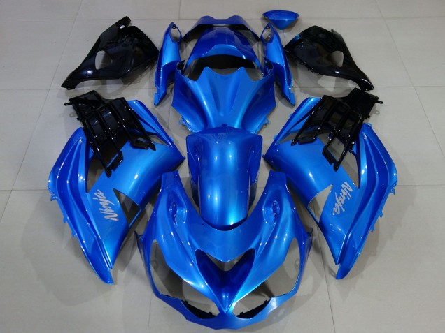 2012-2024 Kawasaki ZX14R ZZR1400 Motorcycle Fairings - Blue Black Canada Websites