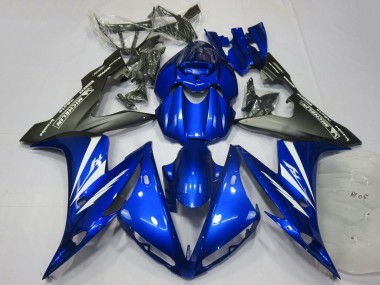2004-2006 Yamaha R1 Motorcycle Fairings - Blue White Matte Black Canada Websites