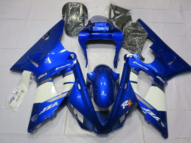 2000-2001 Yamaha R1 Motorcycle Fairings - Blue White Canada Websites
