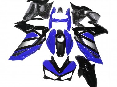 2015-2018 Yamaha R3 Motorcycle Fairing - Blue Silver Glossy Black Yamalube Canada Websites