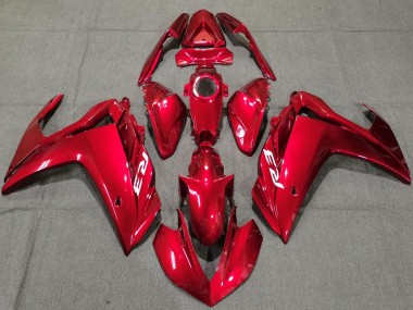 2015-2018 Yamaha R3 Motorcycle Fairings - Glossy Red Canada Websites