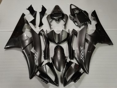 2008-2016 Yamaha R6 Motorcycle Fairings - Glossy Black White Decals Canada Websites