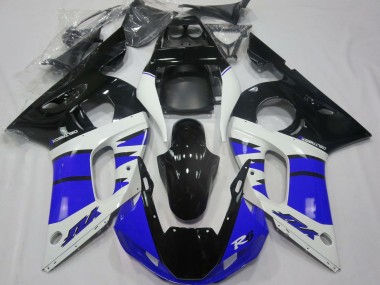 1998-2002 Yamaha R6 Motorcycle Fairings - White Blue Glossy Black Canada Websites