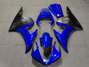2005 Yamaha R6 Motorcycle Fairings - Blue Matte Black Canada Websites