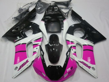 1998-2002 Yamaha R6 Motorcycle Fairings - White Pink Glossy Black Canada Websites