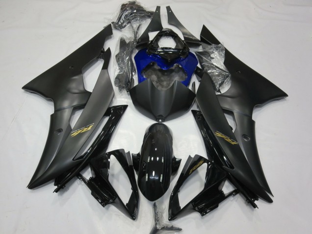 2008-2016 Yamaha R6 Motorcycle Fairings - Glossy Black Matte Black Blue Gold Decals Canada Websites