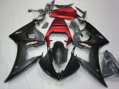 2003-2004 Yamaha R6 Motorcycle Fairings - Red Matte Black Canada Websites
