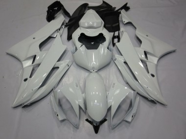 2006-2007 Yamaha R6 Motorcycle Fairings - Glossy White Canada Websites
